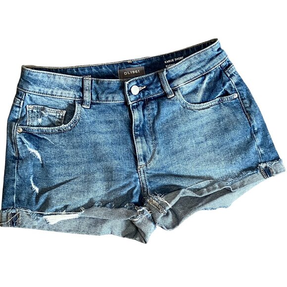 DL1961 Pants - DL1961 Karlie Shorts Boyfriend Size 26 cuffed hem